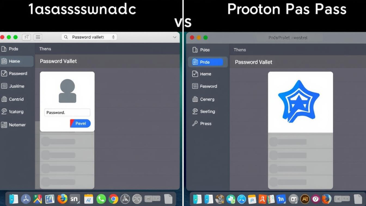 1Password and Proton Pass