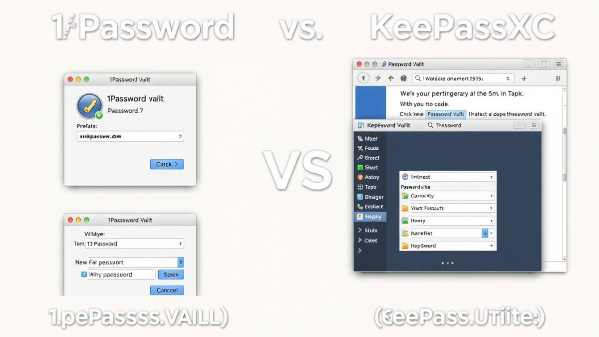 1Password vs KeePassXC